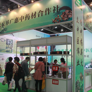 医药企业在会上各展风采